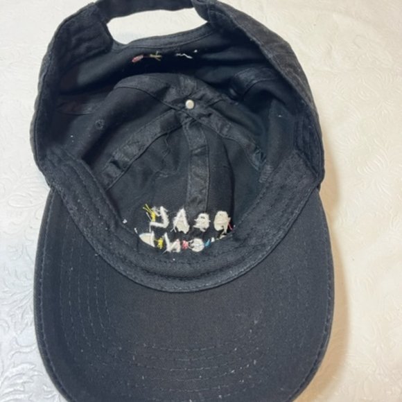 Real Friends Black Embroidered Adj Baseball Cap Hat - Picture 5 of 7